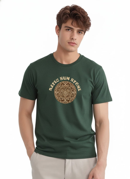 Men’s Outlaws Regular Fit T-Shirt with Tribal Theme Print | 100% Cotton Casual Wear