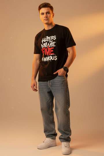 Men’s Outlaws Regular Printed T-Shirt – 100% Cotton Casual Wear