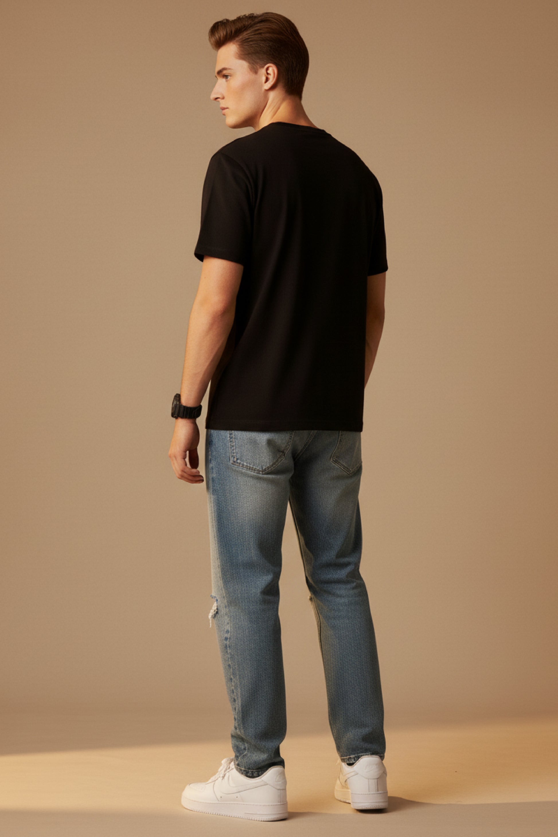 Men’s Outlaws Regular Printed T-Shirt – 100% Cotton Casual Wear