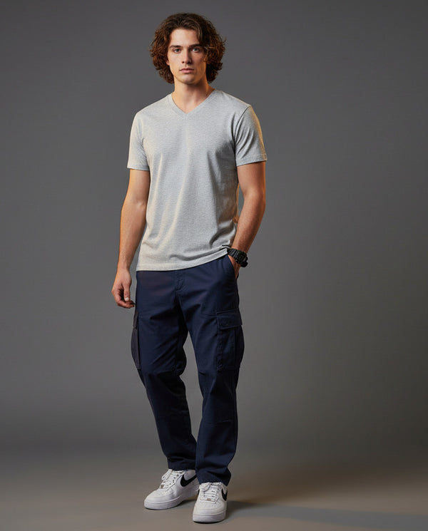 Men's Outlaws Pack Of 3 Regular Fit V-Neck Bio Finish T-shirt