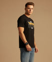 Men’s Outlaws Regular Printed T-Shirt – 100% Cotton Casual Wear