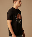 Men’s Outlaws Regular Printed T-Shirt – 100% Cotton Casual Wear