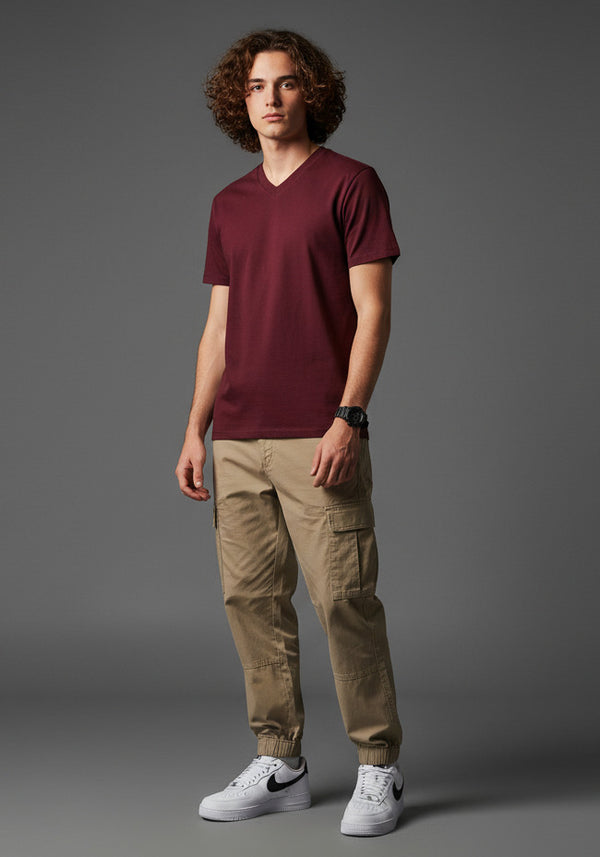 Men's Outlaws Pack Of 3 Regular Fit V-Neck Bio Finish T-shirt