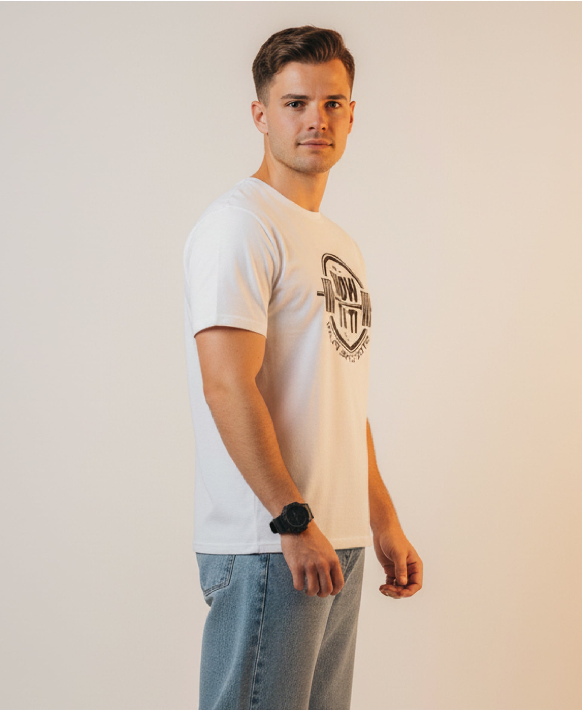 Men’s Outlaws Regular Printed T-Shirt – 100% Cotton Casual Wear