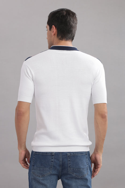 Premium Cotton Men’s Vertical Stripe Polo T-Shirt – 100% Cotton Casual Wear