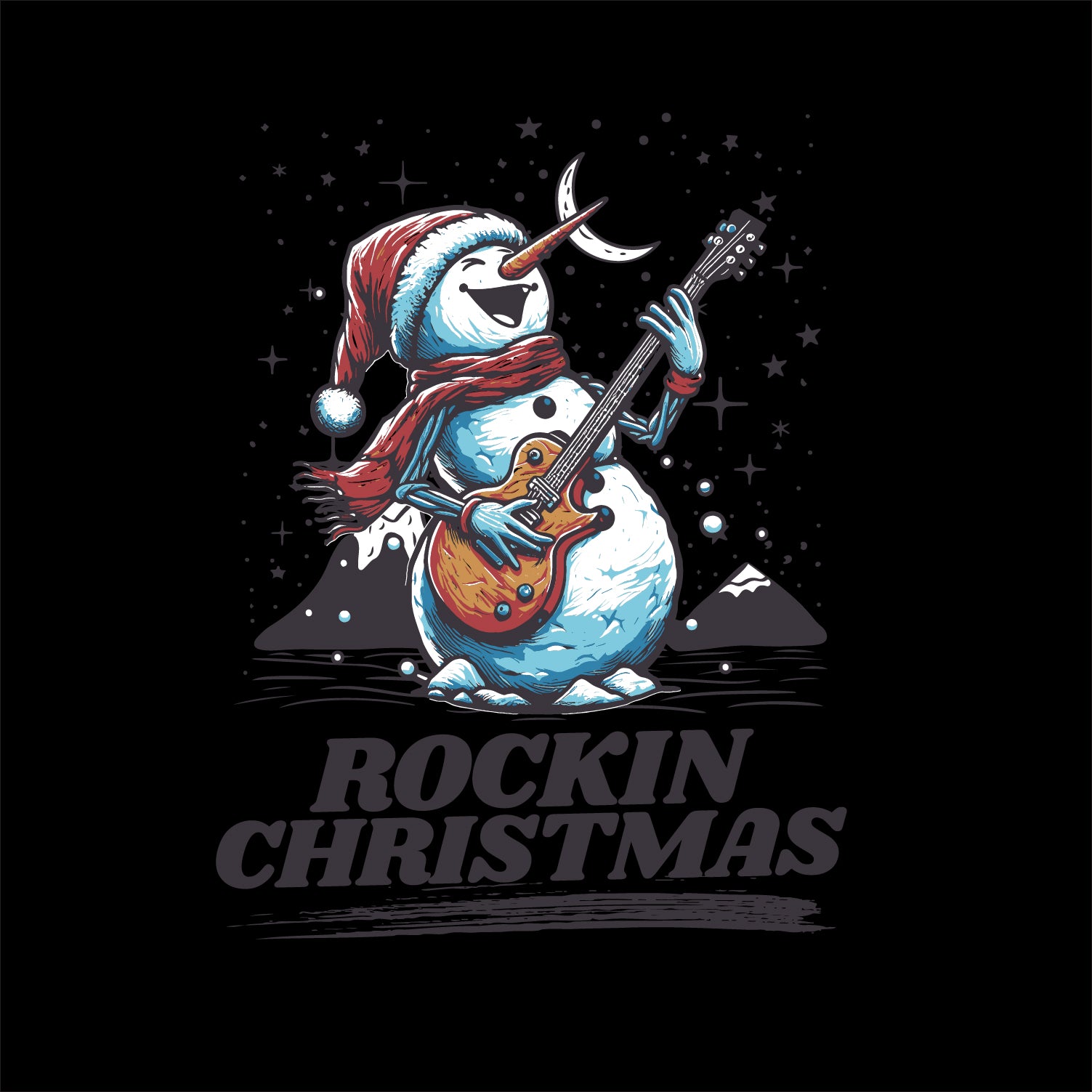 Men’s Outlaws Christmas Printed T-Shirt – 100% Cotton Festive Casual Wear