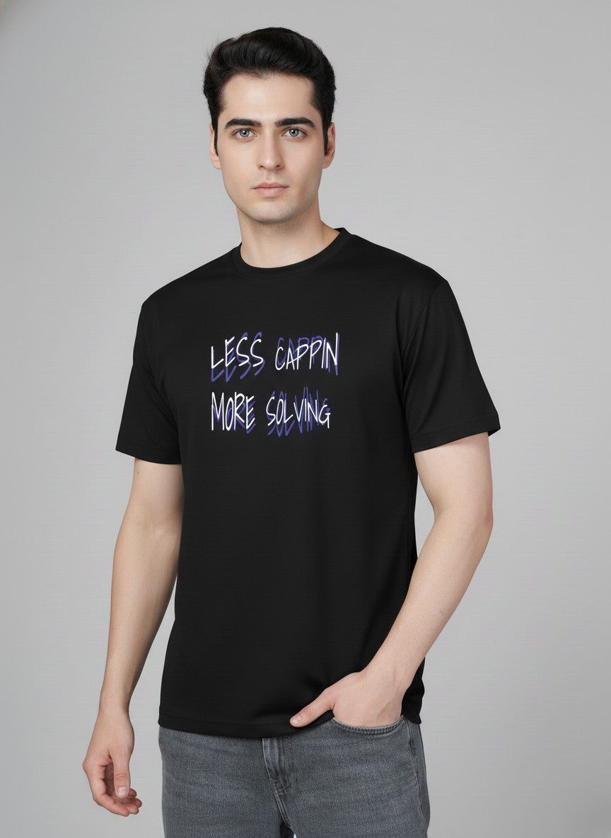 Men’s Outlaws Regular Printed T-Shirt – 100% Cotton Casual Wear