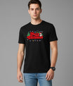Men’s Outlaws Christmas Printed T-Shirt – 100% Cotton Festive Casual Wear