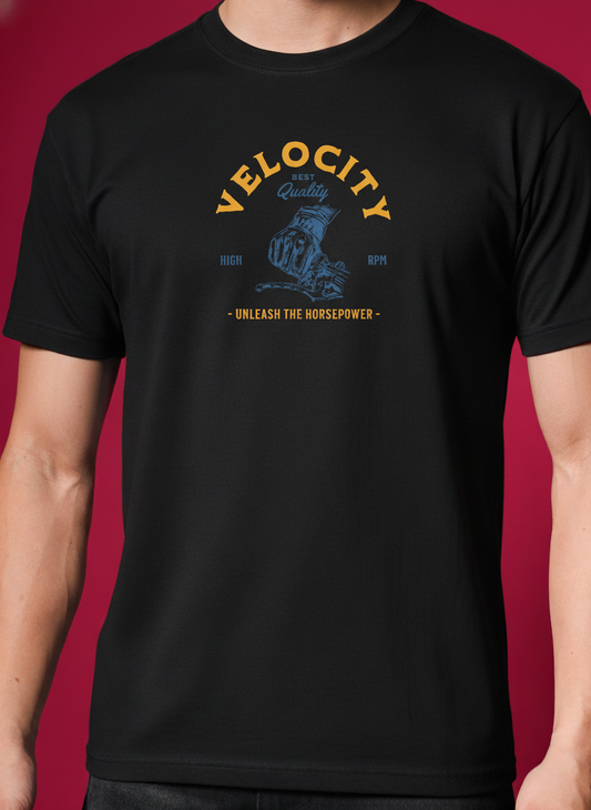 Men’s Outlaws Regular Printed T-Shirt – 100% Cotton Casual Wear