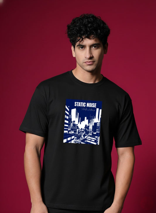 Men’s Outlaws Regular Printed T-Shirt – 100% Cotton Casual Wear