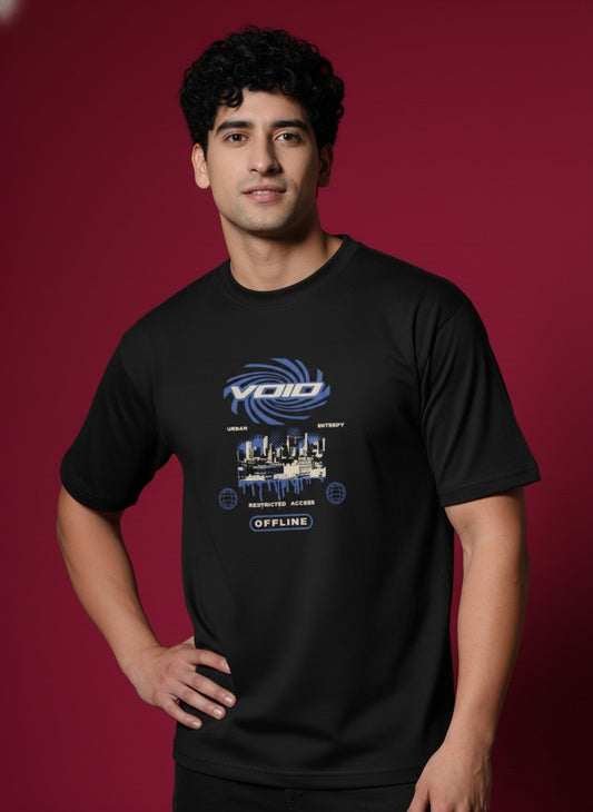 Men’s Outlaws Regular Printed T-Shirt – 100% Cotton Casual Wear