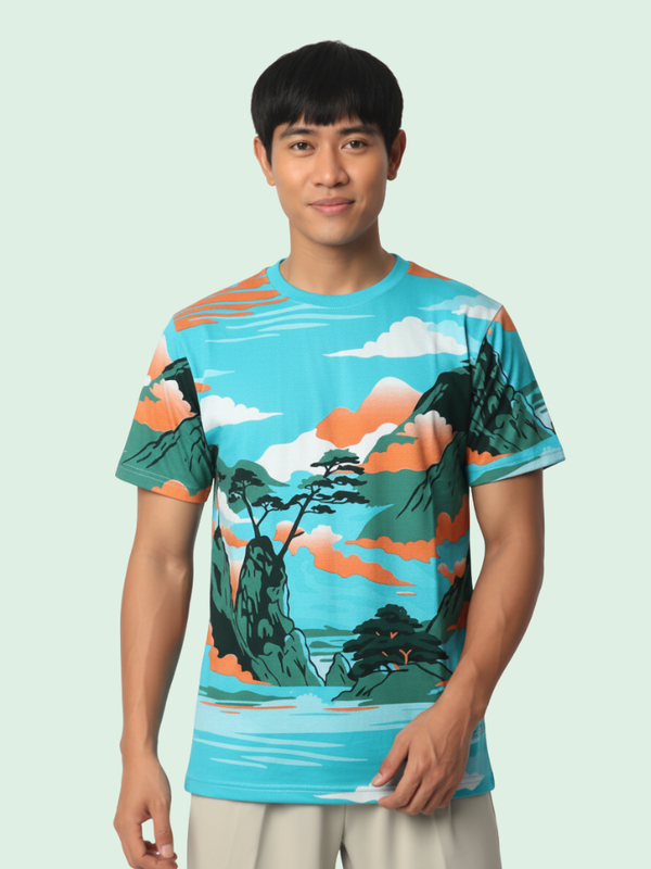 Outlaws Regular AOP Cotton Tee