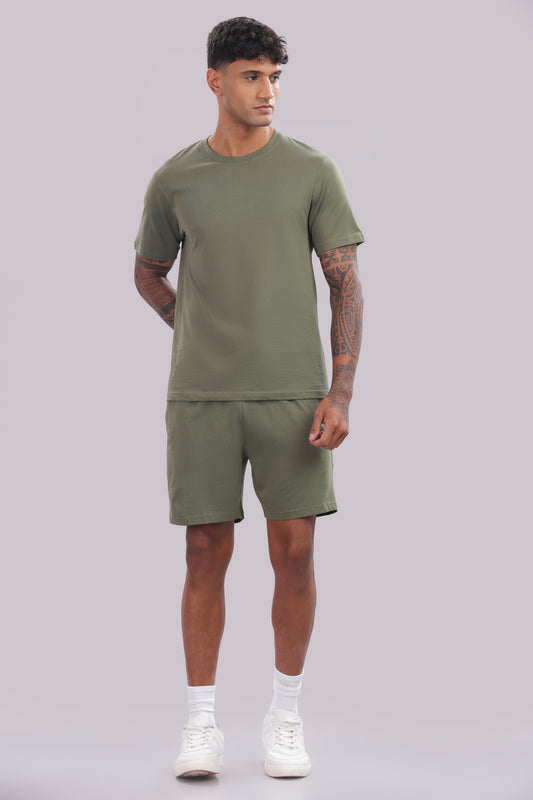 Men’s Olive Green Co-Ord Set – Everyday Comfort Wear