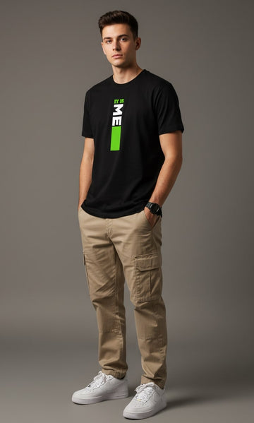 Men’s Outlaws Regular Printed T-Shirt – 100% Cotton Casual Wear