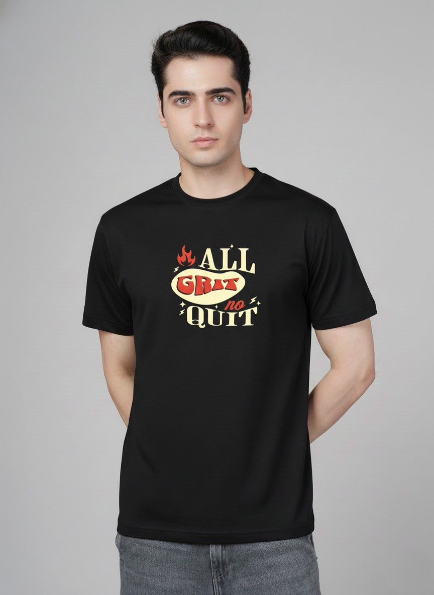 Men’s Outlaws Regular Printed T-Shirt – 100% Cotton Casual Wear