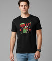 Men’s Outlaws Christmas Printed T-Shirt – 100% Cotton Festive Casual Wear