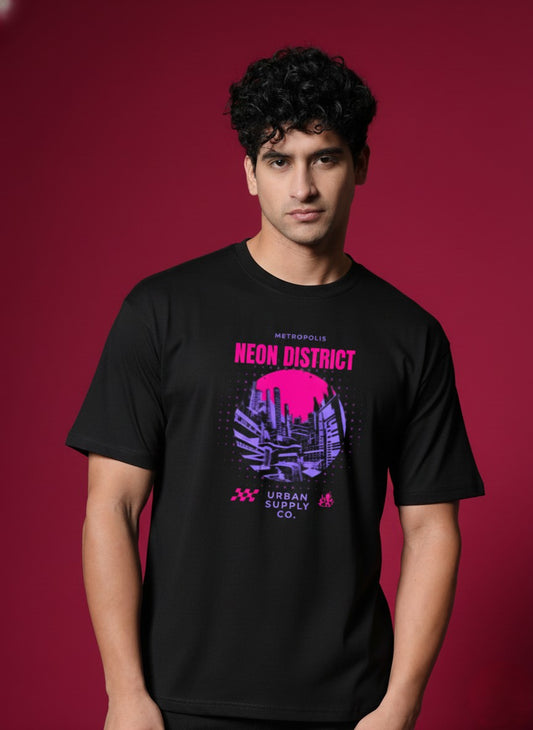 Men’s Outlaws Regular Printed T-Shirt – 100% Cotton Casual Wear