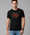 Men’s Outlaws Christmas Printed T-Shirt – 100% Cotton Festive Casual Wear