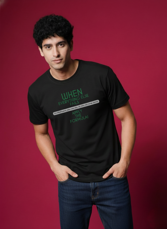 Men’s Outlaws Regular Printed T-Shirt – 100% Cotton Casual Wear