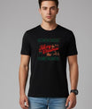Men’s Outlaws Christmas Printed T-Shirt – 100% Cotton Festive Casual Wear