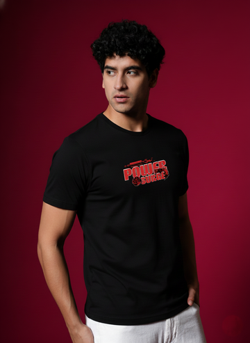 Men’s Outlaws Regular Printed T-Shirt – 100% Cotton Casual Wear