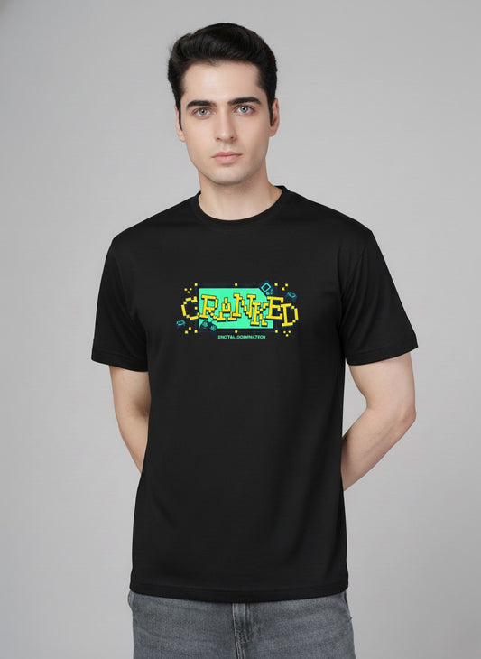 Men’s Outlaws Regular Printed T-Shirt – 100% Cotton Casual Wear