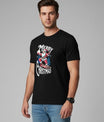Men’s Outlaws Christmas Printed T-Shirt – 100% Cotton Festive Casual Wear