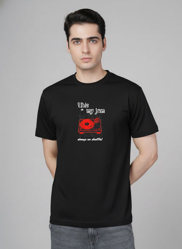 Men’s Outlaws Regular Printed T-Shirt – 100% Cotton Casual Wear