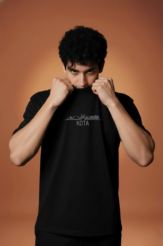 Men’s Outlaws Regular Fit T-Shirt with Kota City Graphic | 100% Cotton Casual Wear