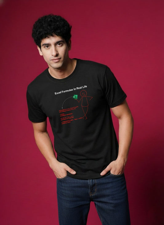 Men’s Outlaws Regular Printed T-Shirt – 100% Cotton Casual Wear