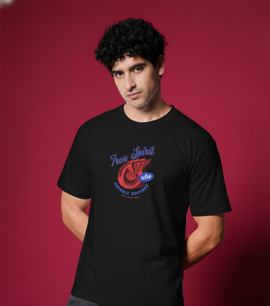 Men’s Outlaws Regular Printed T-Shirt – 100% Cotton Casual Wear