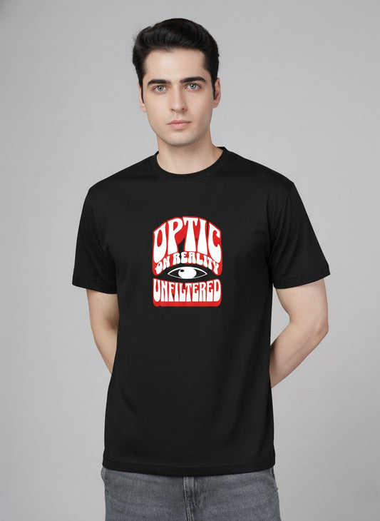 Men’s Outlaws Regular Printed T-Shirt – 100% Cotton Casual Wear