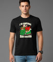 Men’s Outlaws Christmas Printed T-Shirt – 100% Cotton Festive Casual Wear