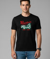 Men’s Outlaws Christmas Printed T-Shirt – 100% Cotton Festive Casual Wear