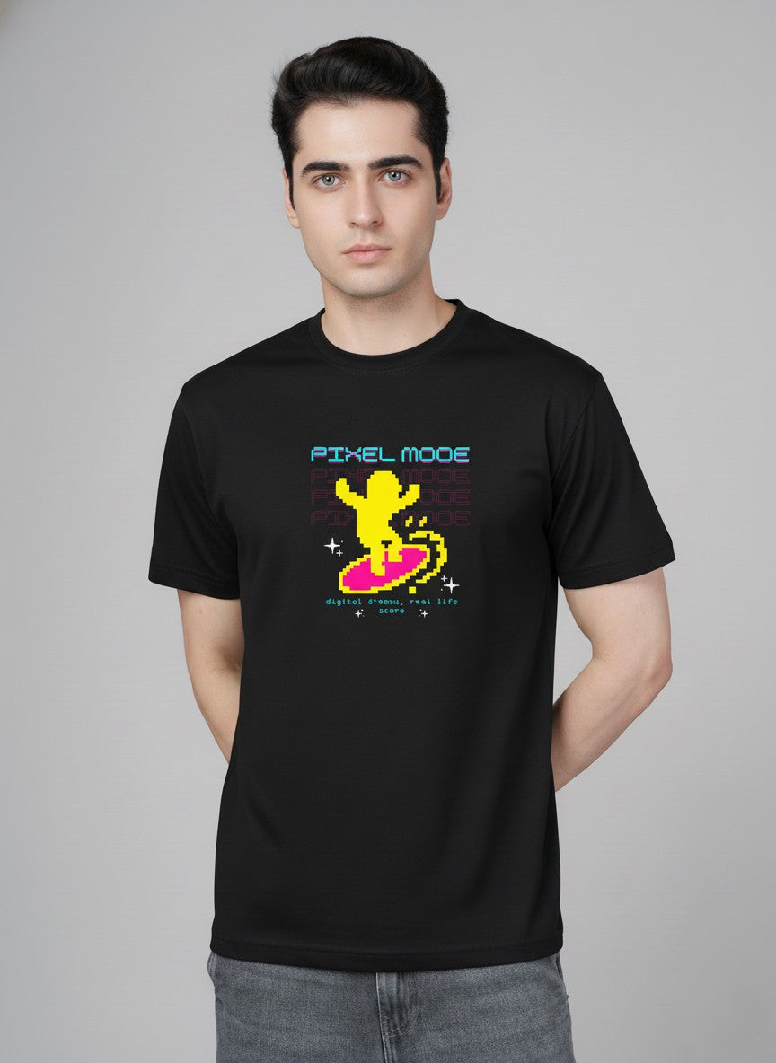 Men’s Outlaws Regular Printed T-Shirt – 100% Cotton Casual Wear