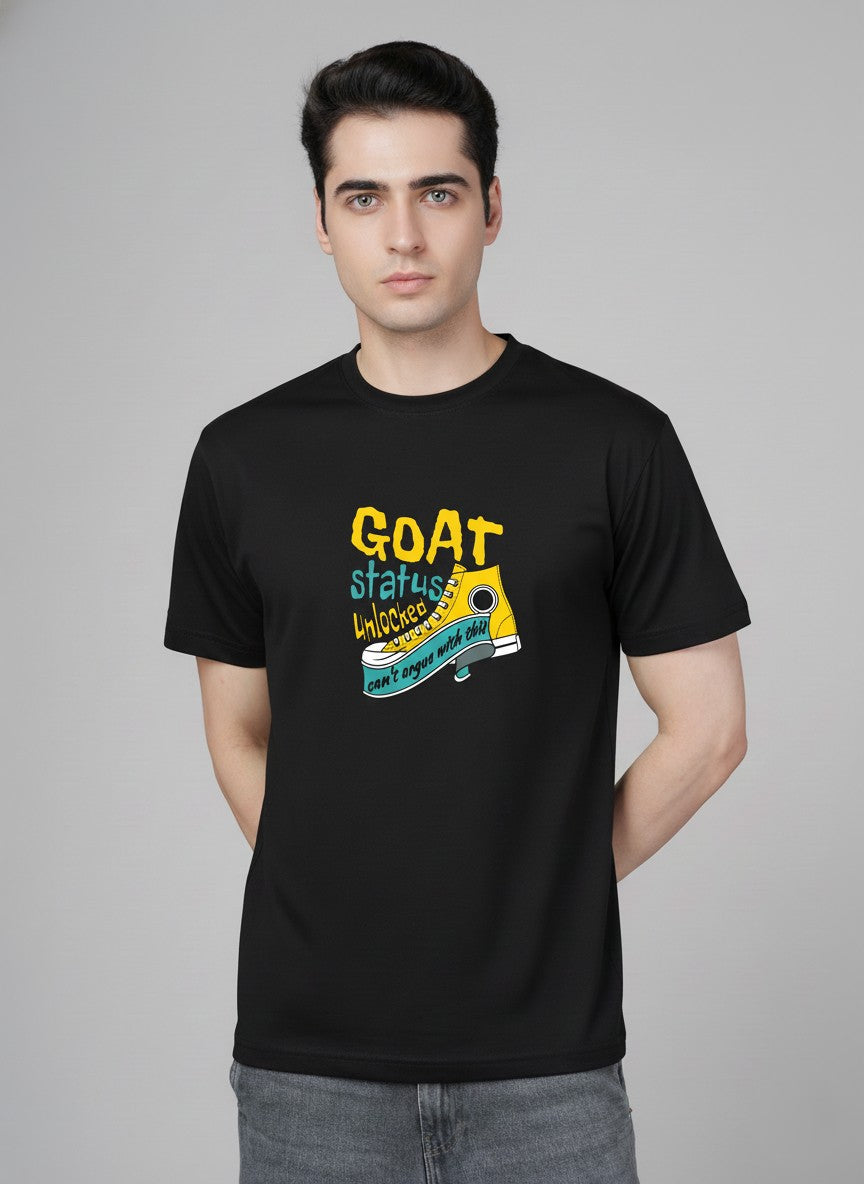 Men’s Outlaws Regular Printed T-Shirt – 100% Cotton Casual Wear