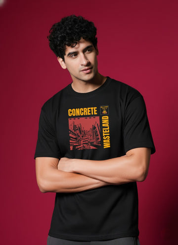 Men’s Outlaws Regular Printed T-Shirt – 100% Cotton Casual Wear