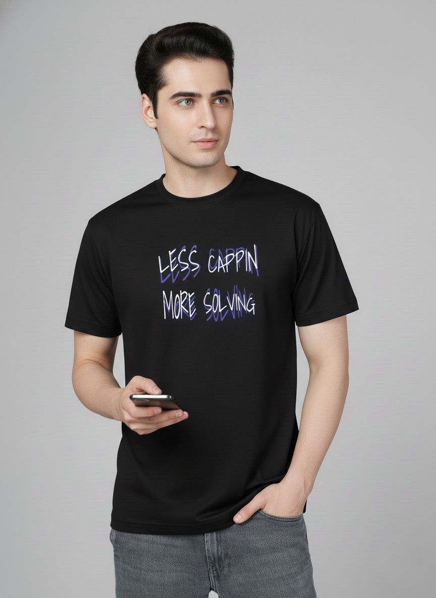 Men’s Outlaws Regular Printed T-Shirt – 100% Cotton Casual Wear