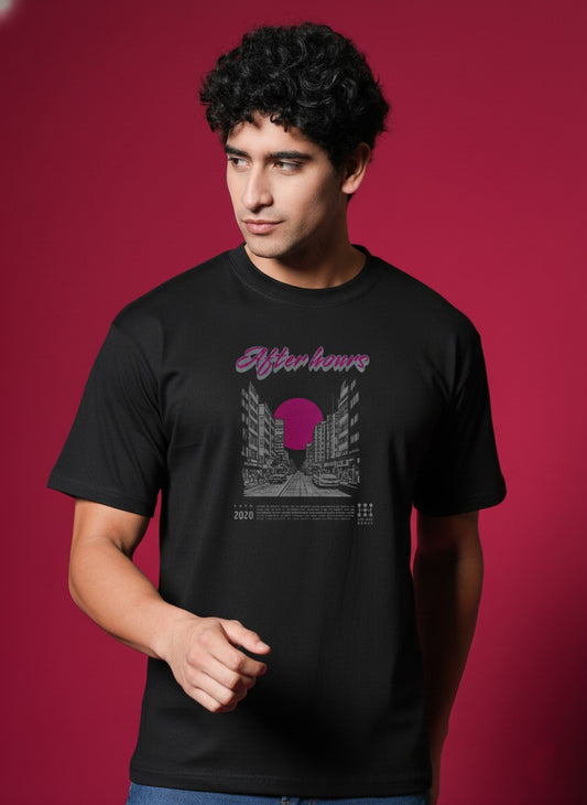 Men’s Outlaws Regular Printed T-Shirt – 100% Cotton Casual Wear