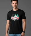 Men’s Outlaws Christmas Printed T-Shirt – 100% Cotton Festive Casual Wear