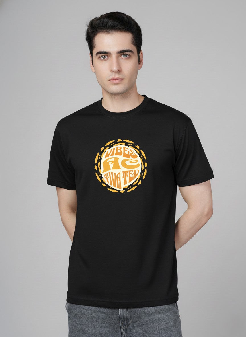 Men’s Outlaws Regular Printed T-Shirt – 100% Cotton Casual Wear