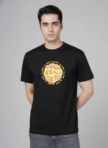 Men’s Outlaws Regular Printed T-Shirt – 100% Cotton Casual Wear