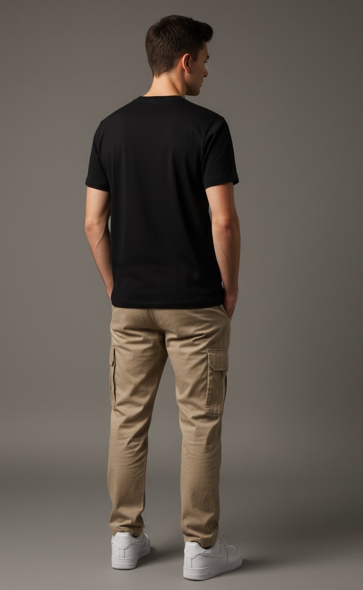 Men’s Outlaws Regular Printed T-Shirt – 100% Cotton Casual Wear