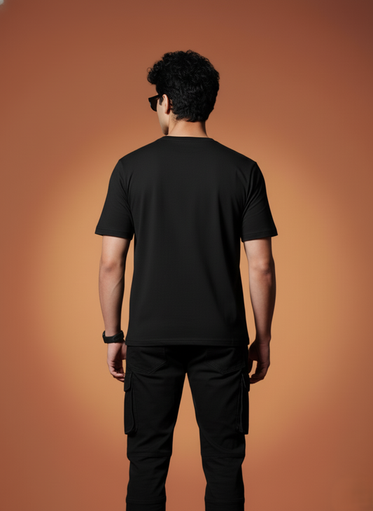 Men’s Outlaws Regular Fit T-Shirt with Srinagar City Graphic | 100% Cotton Casual Wear
