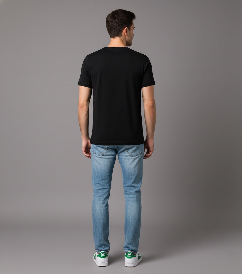 Men’s Outlaws Christmas Printed T-Shirt – 100% Cotton Festive Casual Wear