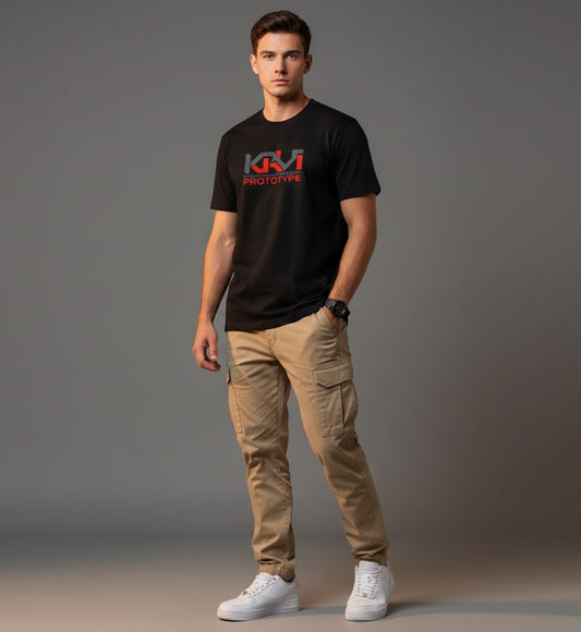 Men’s Outlaws Regular Printed T-Shirt – 100% Cotton Casual Wear