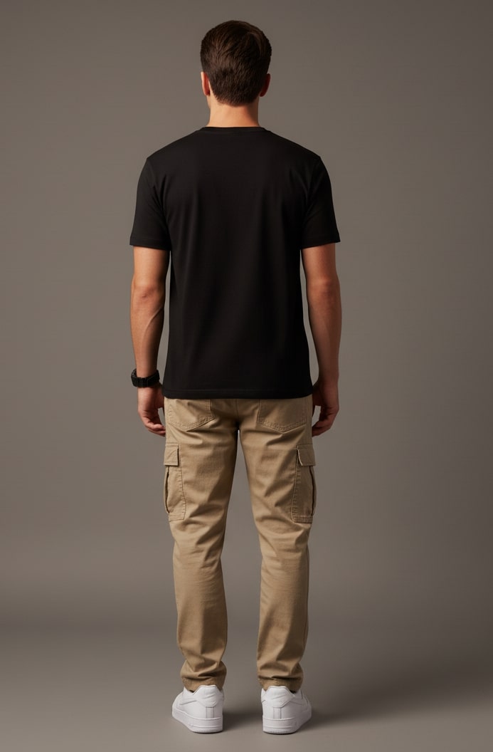 Men’s Outlaws Regular Printed T-Shirt – 100% Cotton Casual Wear