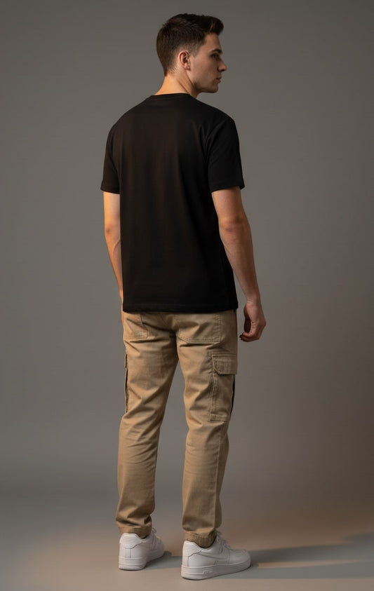 Men’s Outlaws Regular Printed T-Shirt – 100% Cotton Casual Wear