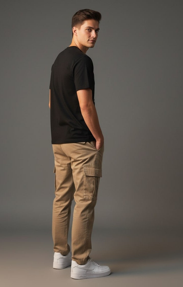 Men’s Outlaws Regular Printed T-Shirt – 100% Cotton Casual Wear