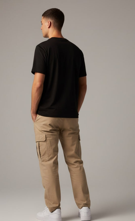 Men’s Outlaws Regular Printed T-Shirt – 100% Cotton Casual Wear